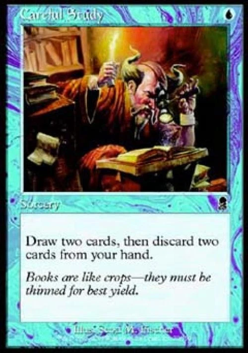 Careful Study - Medium Play MTG Odyssey - Image 1 of 1