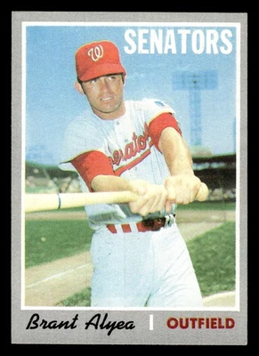 1970 Topps #303a Brant Alyea - VG-VGEX *TedsCardShack* - Image 1 of 2