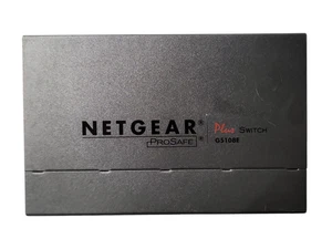 Netgear GS108E ProSafe Plus 8 Port Gigabit Switch Ethernet - Zdjęcie 1 z 4