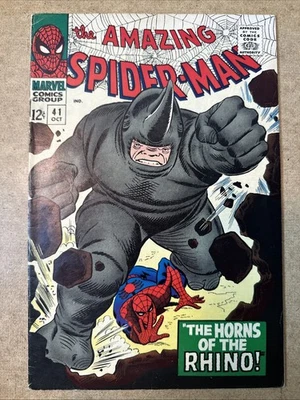 Amazing Spider-Man #41 (1966) 6.0 Stan Lee Jack Kirby First Appearance of Rhino - Image 1 of 4