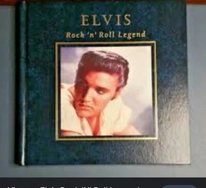 VINTAGE ELVIS ROCK 'N' ROLL LEGEND HARD COVER BOOK   Great shape  - Picture 1 of 14