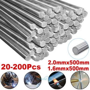 20-200Pcs Low Temperature Welding Flux-Cored Rods Aluminum Wire Brazing 500mm - Picture 1 of 18