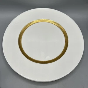 Vintage Val D'Or by Coalport Dinner Plates Set Of 4 EUC C 1970s Elegant Gold Rim - Picture 1 of 8