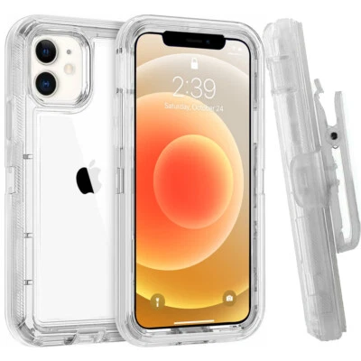 For iPhone 12 Pro 12 Mini 12 Pro Max Case Cover+Belt Clip Fits Otterbox Defender - Image 1 of 4