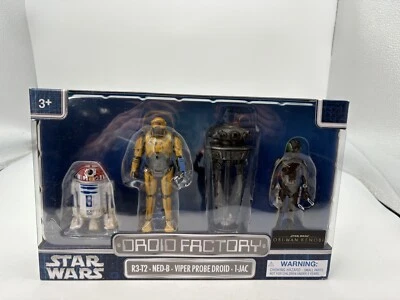 Disney Star Wars Droid Factory Depot Obi-Wan Kenobi Droid Set R3-T2 NED-B 1-JAC - Image 1 of 2
