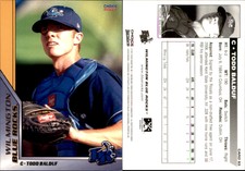 Todd Balduf 2007 Choice Wilmington Blue Rocks #3 Card *AutographDen*
