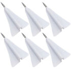 6Pcs Airplane Push Pin for Bulletin Board and Crafts - Rose Metal