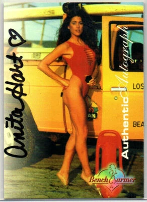 ANITA HART 1997 BENCHWARMER AUTOGRAPH CARD 4 of 12  Au Signed Auto Model Playbo  - Image 1 of 2