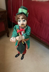 Vintage Marionette Professional String Puppet Folk Art - Picture 1 of 10