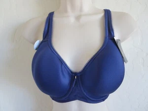 WACOAL 34D #853192 BASIC BEAUTY UNDERWIRE SPACER T-SHIRT BRA, PATRIOT BLUE, NWT - Picture 1 of 6