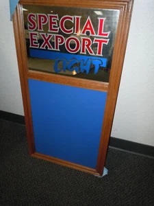 Special Export Light Mirror / Chalk Board. New, Old Stock. G.Heileman Brewing Co - Picture 1 of 6