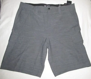 New Hurley Gray Burmy Nike Dri-Fit Cargo Walking Shorts Mens Size 42 - Picture 1 of 3
