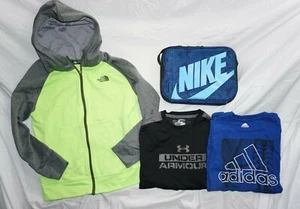 Youth Boys Lot 4 UNDER ARMOUR, NIKE & ADIDAS Hoodie, Lunchbox & More Kids MEDIUM - Picture 1 of 6