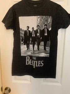 The Beatles Retro - T-shirt tute da passeggio anni '60 taglia S - maglietta grigia - Foto 1 di 3