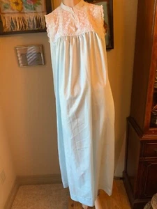 Camisón Christian Dior Lencería Satén Transparente De Colección Años 70 80 Encaje París Nueva York - Imagen 1 de 6