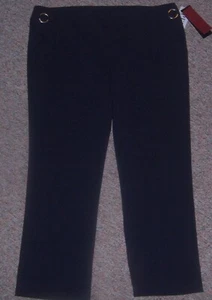 Love Scarlett Navy Blue Comfort Waist Dress Ankle Pants Size Petite XL NWT - Picture 1 of 5