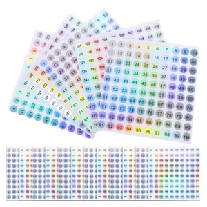 20 Blatt nummerierte Aufkleber selbstklebend Zahlenaufkleber Zahlenklassifizierung - Bild 1 von 12