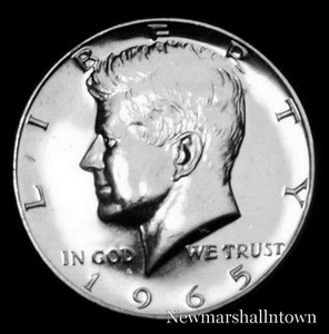1965 SMS Kennedy Half Dollar 40% Silver U.S. Coin from Original SMS Set - Picture 1 of 2