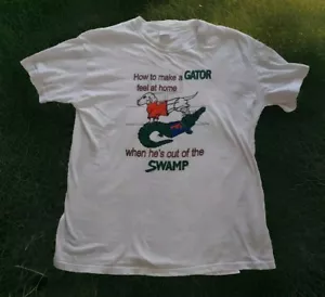 T-shirt vintage rara Tennessee Volunteers VS Florida Gators taglia XL - Foto 1 di 8