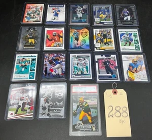 ASSORTED FOOTBALL CARDS INCLUDING A GRADED 1998 METAL UNIVERSE REGGIE WHITE - Picture 1 of 4