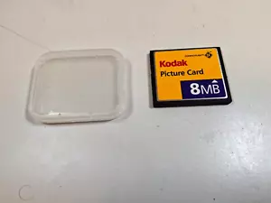 Kodak Picture Card Compact Flash 8MB CF Type-I Memory Card for Digital Cameras - Picture 1 of 4
