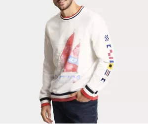 NWT Nautica Artist Series Sailing Graphic Sweatshirt - Picture 1 of 9