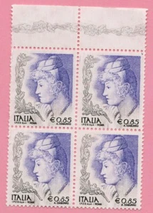 2004 ITALIEN Frau Frauen in der Kunst 0,85 € • Quartina MNH - Bild 1 von 1