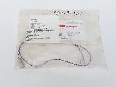 FMC TECHNOLOGIES 100060942 Transducer Kongsberg Metering AS # NEW - Image 1 of 4