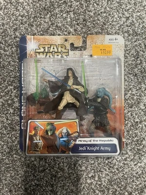 Star Wars Clone Wars 2003 * JEDI CABALLERO EJÉRCITO DE LA REPÚBLICA * Paquete de 3 * Foto 1 de 2