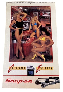 Vintage SNAP-ON Tolls Pin Up Swimsuit Calendar 1989 NOS NEW OLD STOCK - Bild 1 von 7