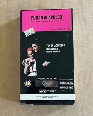 FUN IN ACAPULCO (1963) Magnetic Video VHS Elvis Presley Musical Comedy Mexico - Image 1 of 4