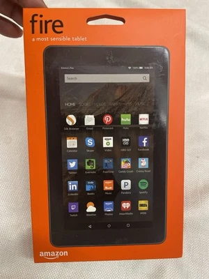 Amazon Fire (5th Generation) 8GB, Quad—Core, Alexa Enabled, Wi-Fi, Tablet  Black - Image 1 of 4