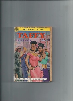 Avon Paperback 377 TAFFY by Philip B. Kaye Vintage Sleaze Paperback Harlem - Imagem 1 de 2