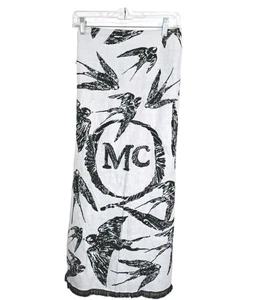 Alexander McQueen McQ Swallows Birds Cashmere Blend Scarf Shawl Wrap 70"x50" A+! - Picture 1 of 17