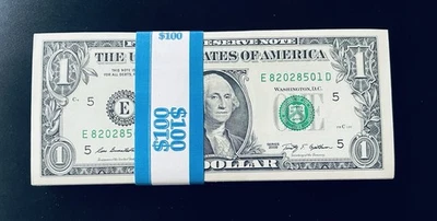 2009 100 CONSECUTIVE  $1 FRN’S FEDERAL RESERVE NOTES RICHMOND, VA GEM UNC - Image 1 of 4