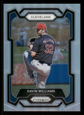 2024 Panini Prizm Prizms Silver #268 Gavin Williams - Image 1 of 2