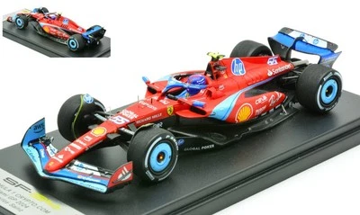 MODELLINO AUTO F1 STATICO LOOKSMART FERRARI SF-24 #55 MIAMI GP 2024 SAINZ 1:43 - Immagine 1 di 4