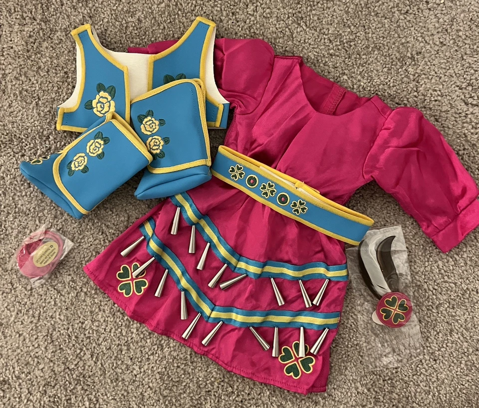 Limited edition retired American Girl Doll Kaya Jingle Dress of Today II 2 - Image 1 of 4