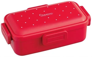 Skater Ag+ Silver Ion Dome Lid Bento Box 530ml Casmin Red PFLB6AG-A - Picture 1 of 9