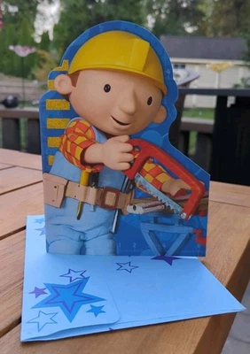 Bob the Builder Birthday 2005 Large 6" Card - Image 1 of 4