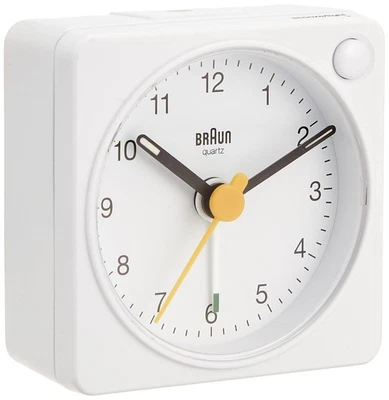 BRAUN Classic Analog Alarm Clock with Light, BC02XW, Officially Imported - Image 1 of 4