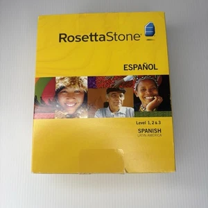 Rosetta Stone Spanish-Latin America level 1,2,3 Version 3 NO HEADSET - Picture 1 of 8