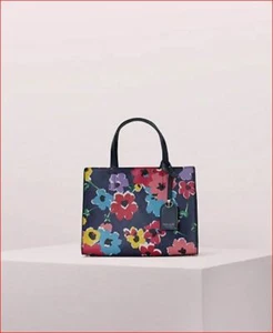 Authentische mittlere Schulranzen neu mit Etikett Kate Spade Sam Wildflower Bouquet marineblau Multi - Bild 1 von 7