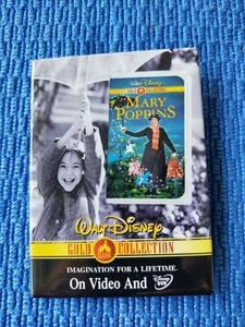 Pin/Pinback Mary Poppins Walt Disney Colección Oro Película Promo Publicidad - Imagen 1 de 2