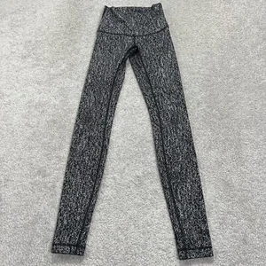 Lululemon Leggings Women’s 2 Align T30416 Black Heather Stretch Yoga 30” Inseam - Picture 1 of 15