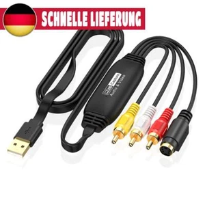 USB-Videoaufnahmekarte VHS TV DVD VCR VHS-zu-Digital-Konverter (Stecker) - Bild 1 von 11