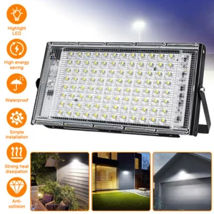 100W LED Flood Light Garden Outdoor Lamp Yard Security Spotlight Fixtures 2025 - Picture 1 of 18