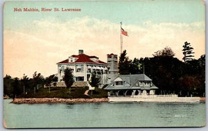 Postcard 1000 Islands NY c1910s Neh Mahbin on St. Lawrence River - Bild 1 von 2