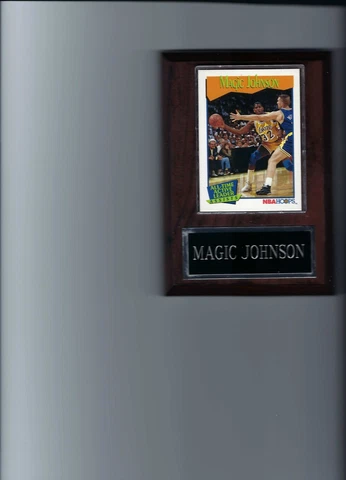 MAGIC JOHNSON PLAQUE LOS ANGELES LAKERS LA BASKETBALL NBA   C3 Cover