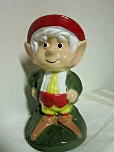 Vintage Keebler Ernie the Elf Bank Ceramic ~ Hand Painted ~ 10" Tall - Picture 1 of 9